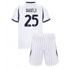 Inter Milan Manuel Akanji #25 Bortaställ Barn 2026-27 Korta ärmar (+ Korta byxor)